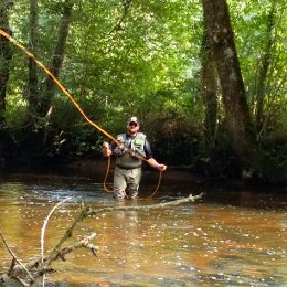 La maitrise de la gestuelle de lancé est essentiel pour pêcher à la mouche
